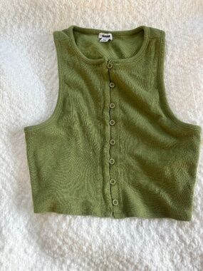 Garage crop tank top